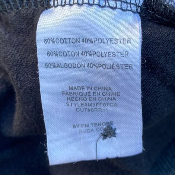 RVCA Charcoal Gray Sweatshirt/Hoodie Sz M Excellent pre-owned. - Picture 8 of 8